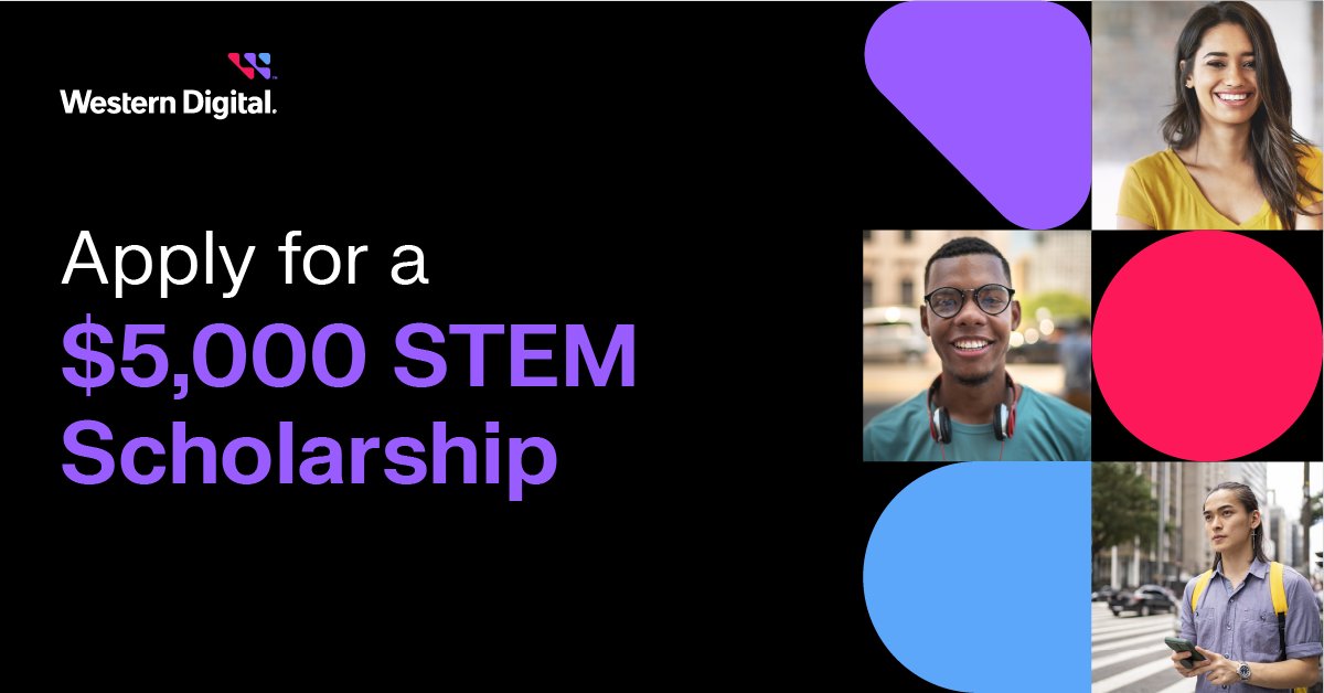 One week left! Applications due April 1. If you’re a community college student transferring to a four-year university in pursuit of a STEM degree, Western Digital can help you reach your goals! ➡️ learnmore.scholarsapply.org/westerndigital…