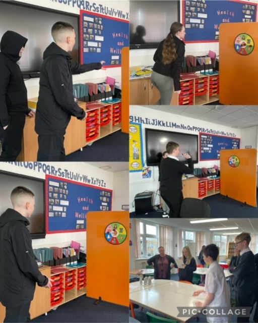 We took part in some Easter fun activities in the SSR today... bingo, skittles, hoops and darts #laughter #teamwork #learningthroughplay @Kilwinning_Acad