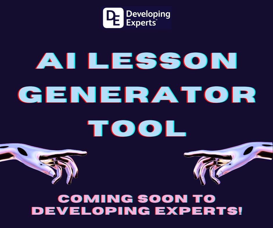 Have you heard we're creating a new lesson generator tool? This feature will use AI to generate lesson plans, presentations, masteries and more - saving teachers so much time!💡To let us know what you'd like to see, share your thoughts here: hubs.ly/Q02qy-MS0 #AI