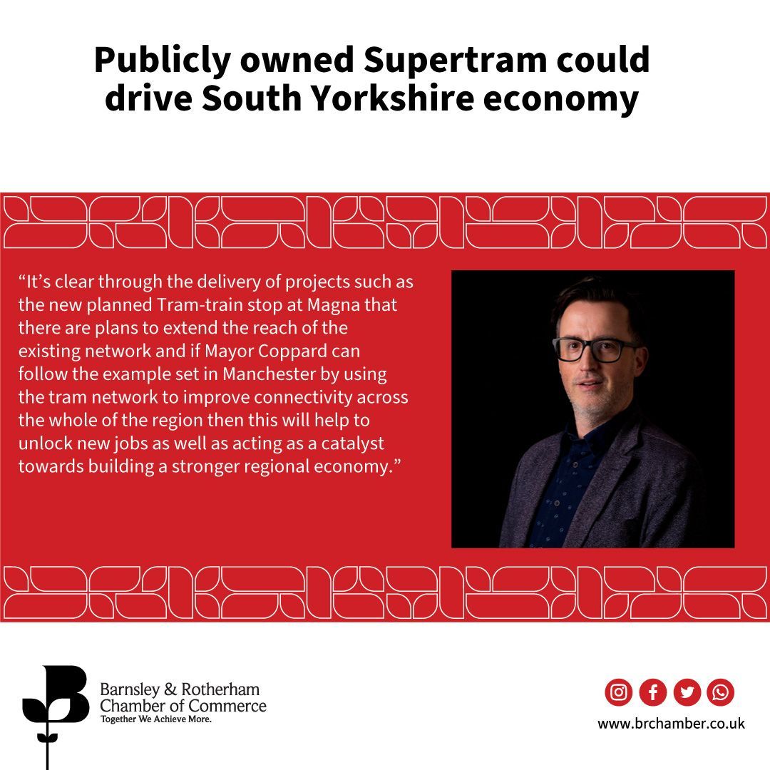 Publicly owned Supertram could drive South Yorkshire economy buff.ly/3IRuRe1