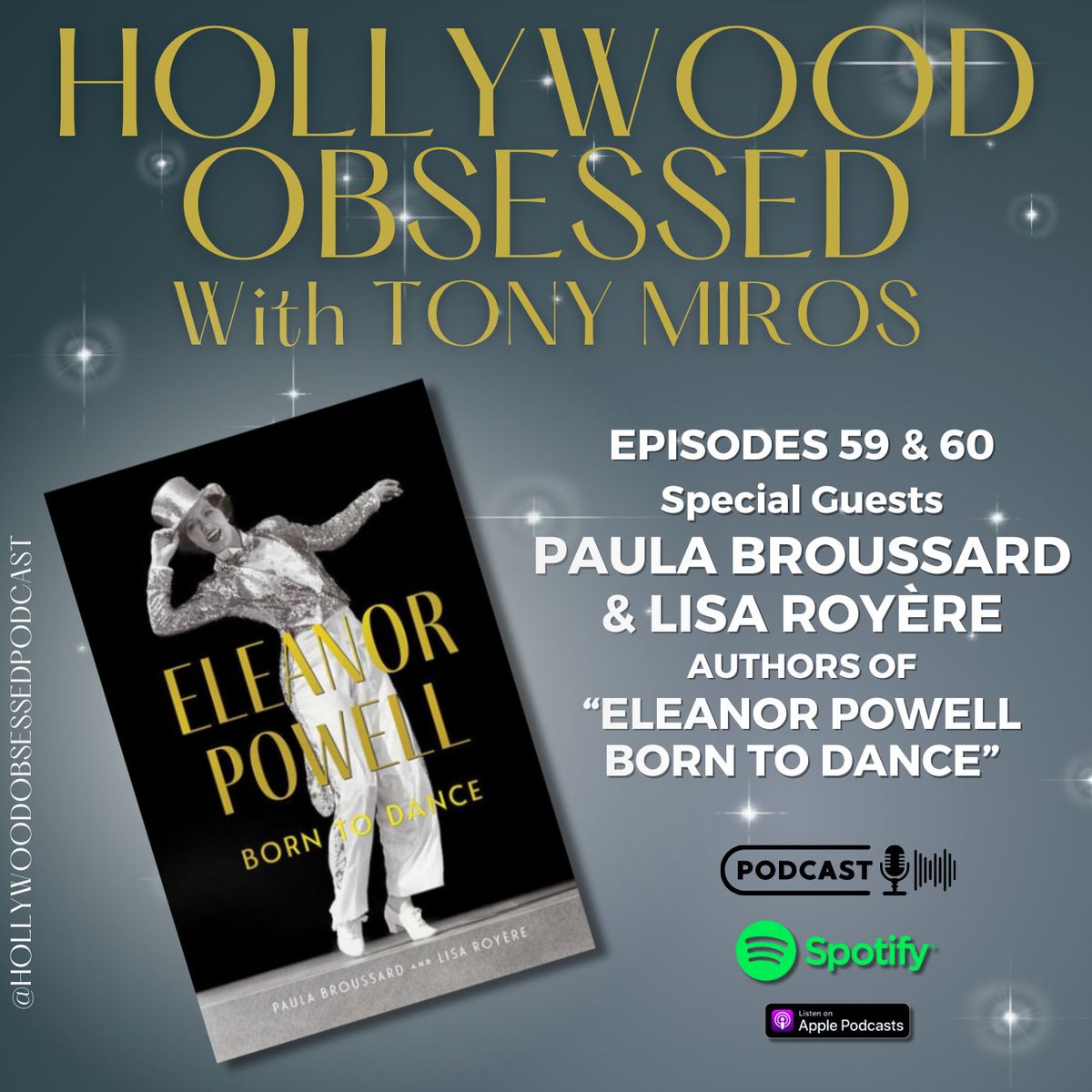 We had such a great time talking with @tonymiros on his #hollywoodobsessedpodcast! Check out our two episodes at this link: hollywoodobsessedthepodcast.com/guests/paula-b… @PMBroussard @KentuckyPress