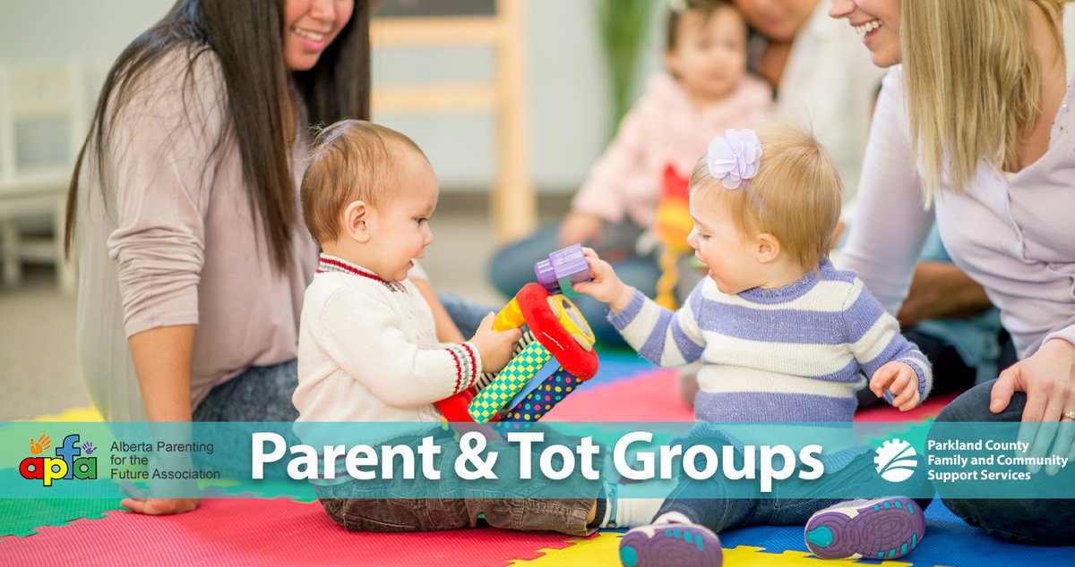 Looking for a safe space to take your little one? Check out our parent and tot groups. Tuesdays, 10 – 11:30am Parkland Village Community Centre Wednesdays, 10 – 11:30am Tomahawk Agra Centre Fridays, 10 – 11:30am Entwistle Community Rec Centre Visit albertaparenting.ca