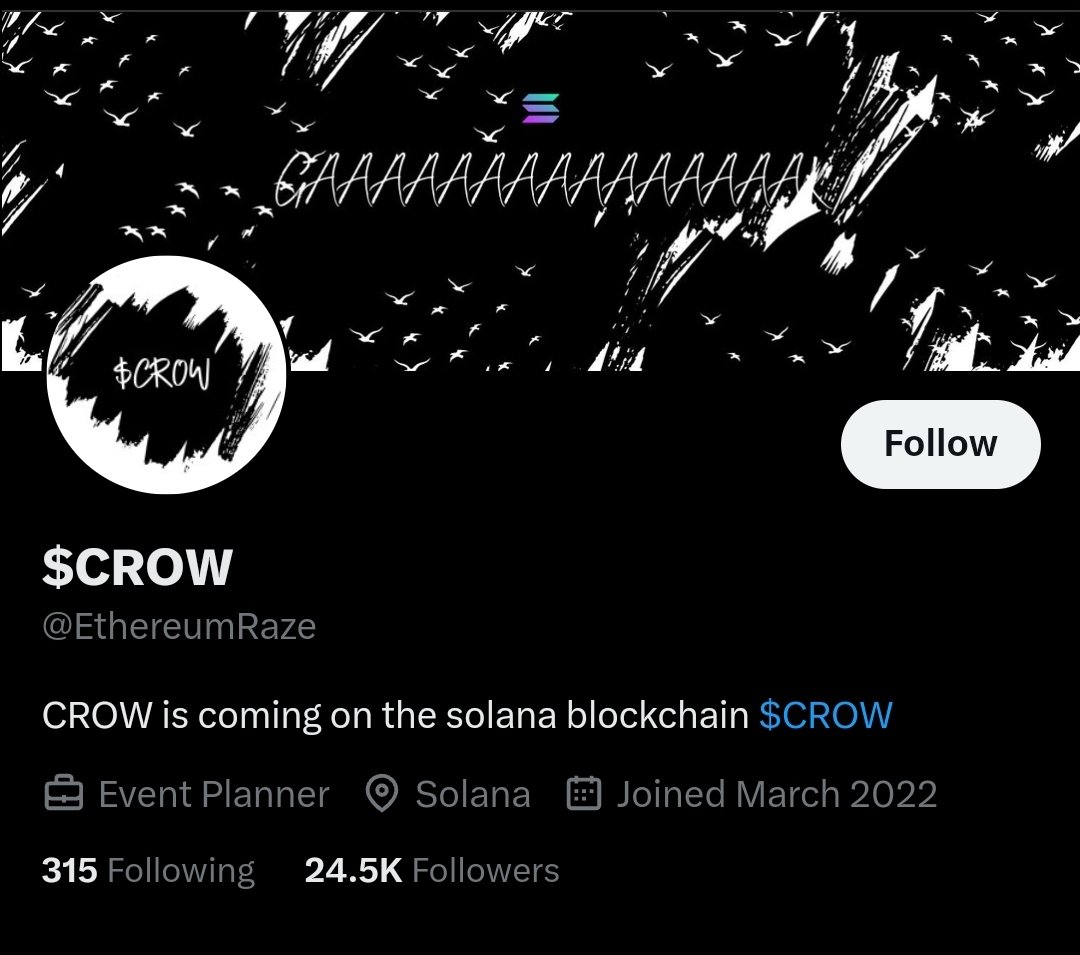 Rug pull update  !!!!! Alert !!!!!

With due respect and sorry I have promoted SEIHIPPO last week and lost almost 300$ , I have no direct affiliation with this gang

They deleted their discord and Twitter  
@seihippo
 too
Now they are moving on solana to rug another project $CROW