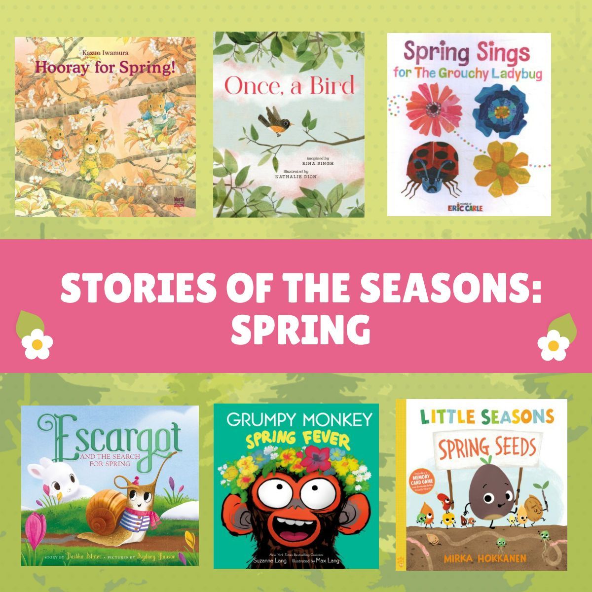 Hooray for Spring! Check out these picture books about spring to get you in that warm-weather spirit. Place a hold on these books and more at tracpac.ab.ca or on the TRACPac app. #HappySpring