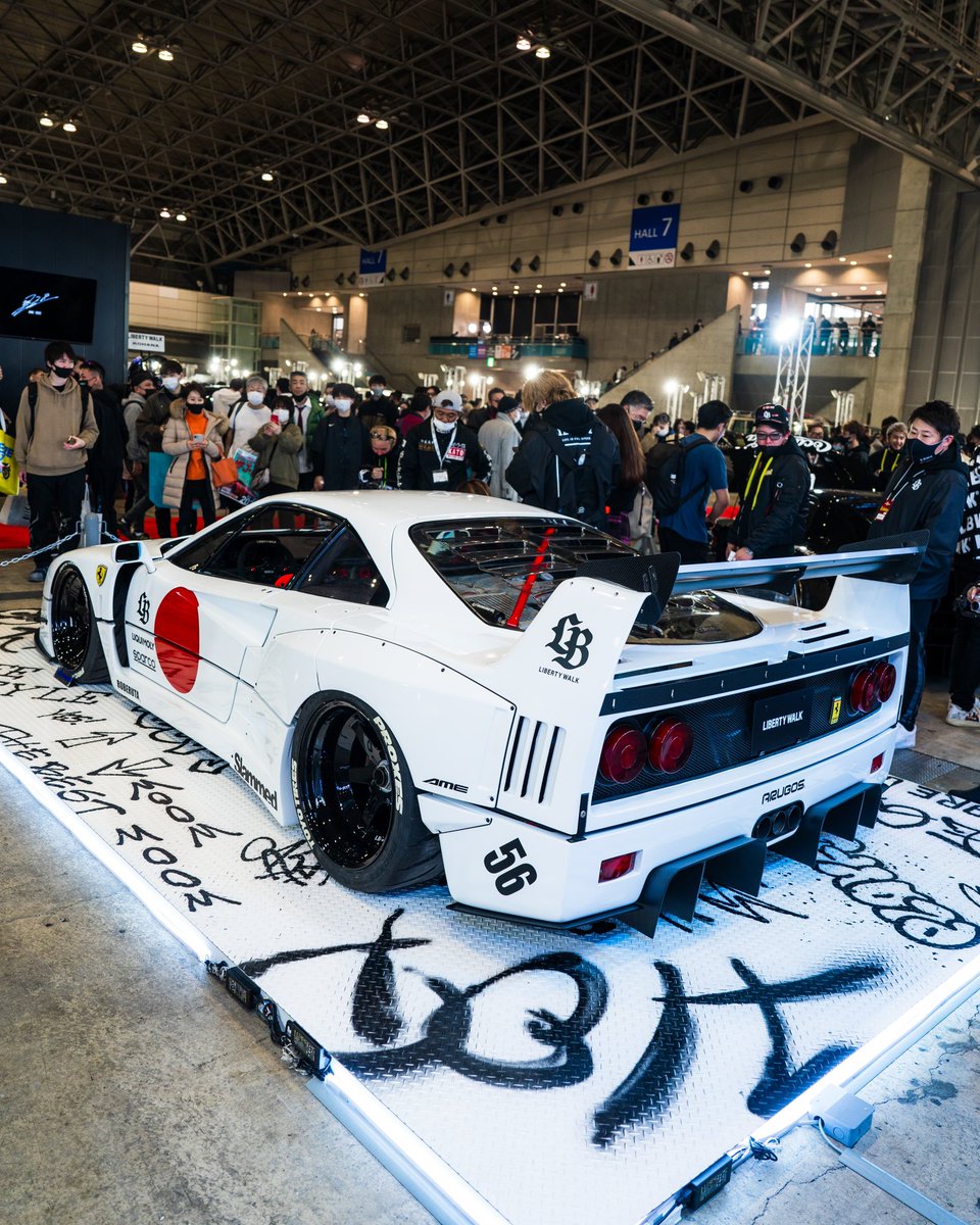 Liberty Walk modified Ferrari F40..dope or nope? | @libertywalkkato | #TOYOTIRES