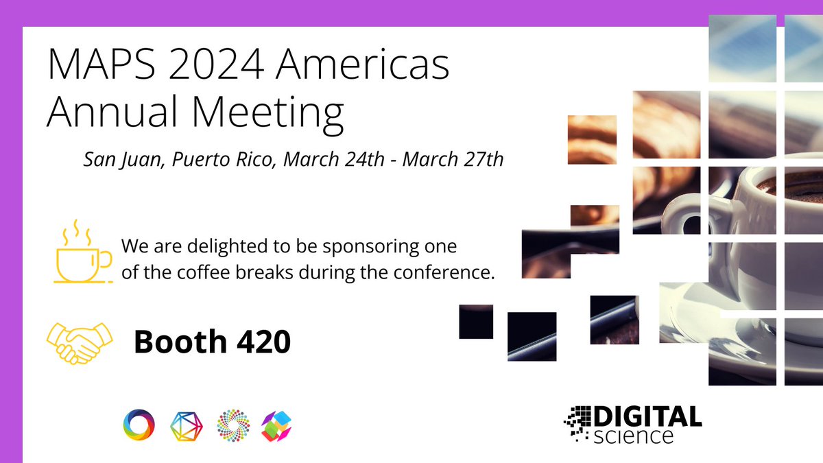 📢We are here in Puerto Rico for @MAPSmedaffairs Annual Meeting!😎 🗓️Today - Wed, March 27th 📍Booth 420 ☕ Join us for a coffee break 🎉 Learn more about @DSDimensions @Altmetric @figshare and @readcube! To learn more, check out our website. 👉ow.ly/JGtl50R1fBs