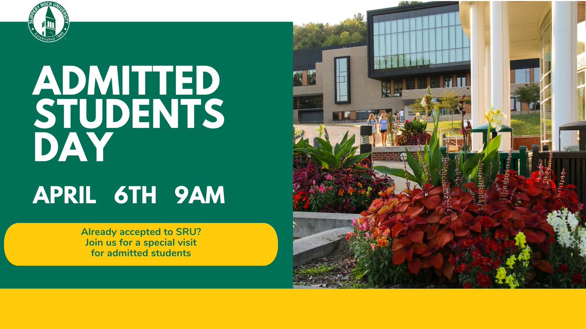 There is still time to register for the last admitted students day of the spring 2024 semester on April 6th! We can't wait to see you there! Register here: ow.ly/EEKm50QvEKX