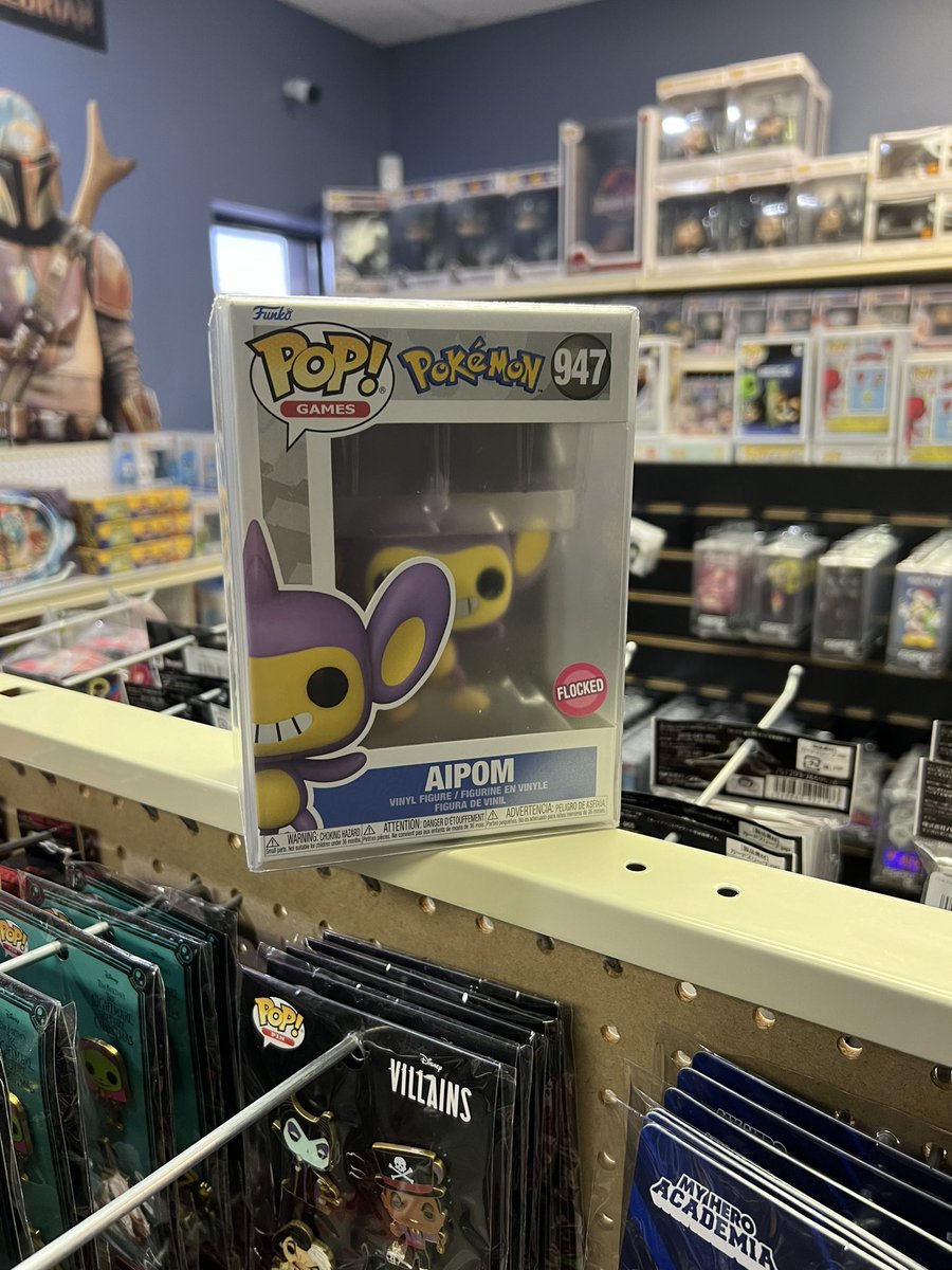Flocked Aipom is available now @themightyhobby preorders will ship today!