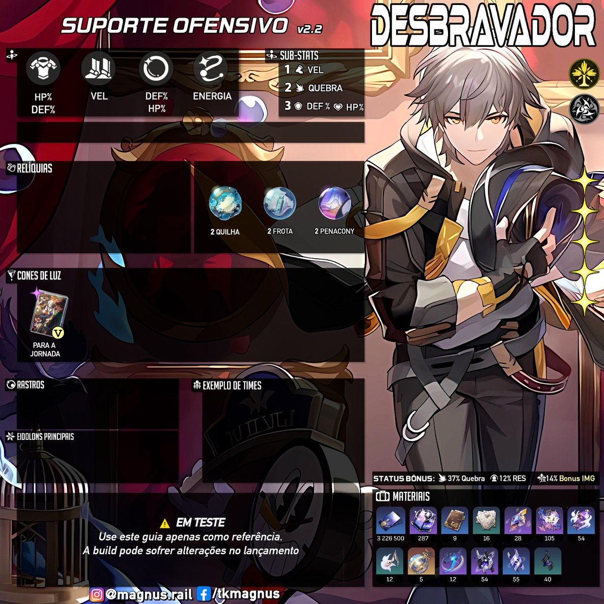 ⚠️PRÉVIA Do Desbravador Imaginário - v2.2

Kit completo no link: sites.google.com/view/tk-magnus

#HonkaiStarRail