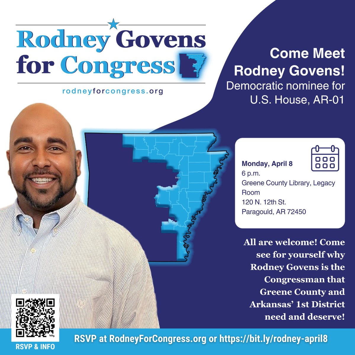 Do you know someone in the Paragould area? Support Rodney's campaign by sharing and tagging your peeps! 

#arpx #arkansas #elections2024 #paragould #ridingwithrodney
