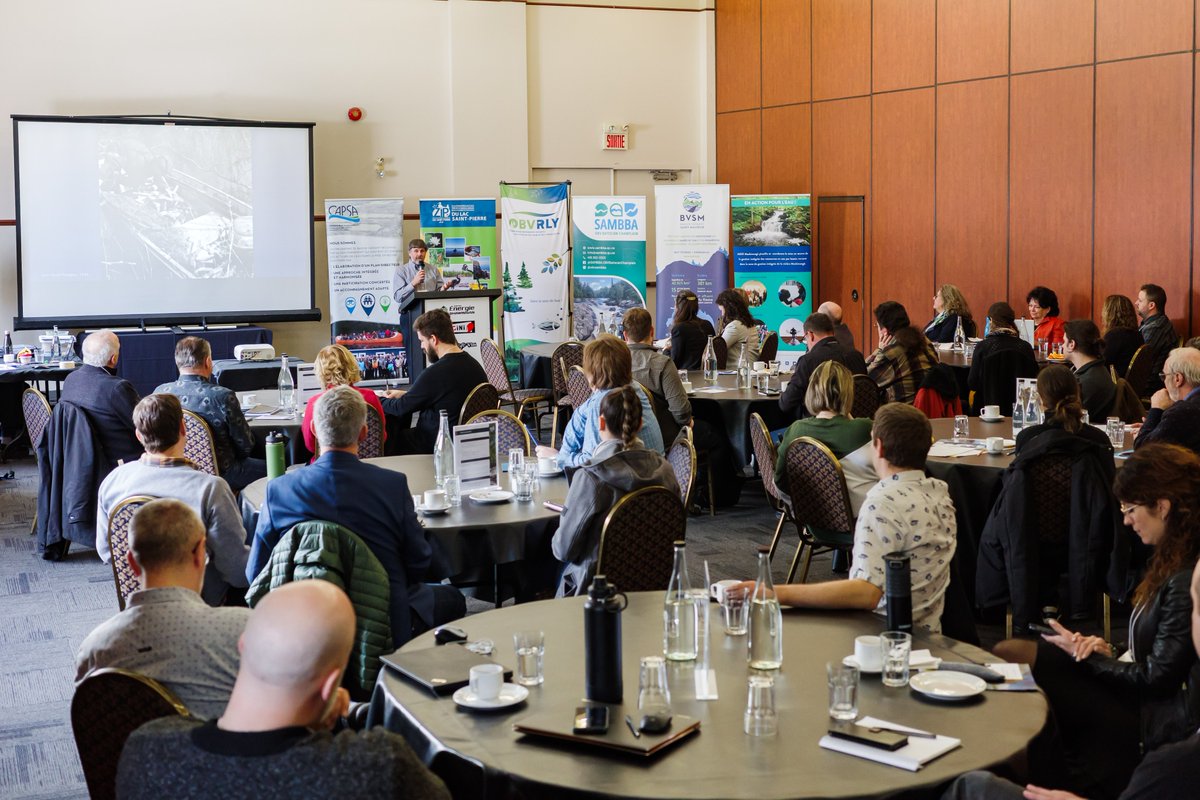 🐟 Retour sur le Colloque Eau et Municipalités 2024, où plus de 50 personnes se sont réunies pour discuter de la cohabitation harmonieuse entre les poissons et les municipalités. 
#ColloqueEauEtMunicipalités #RésEAUMauricie