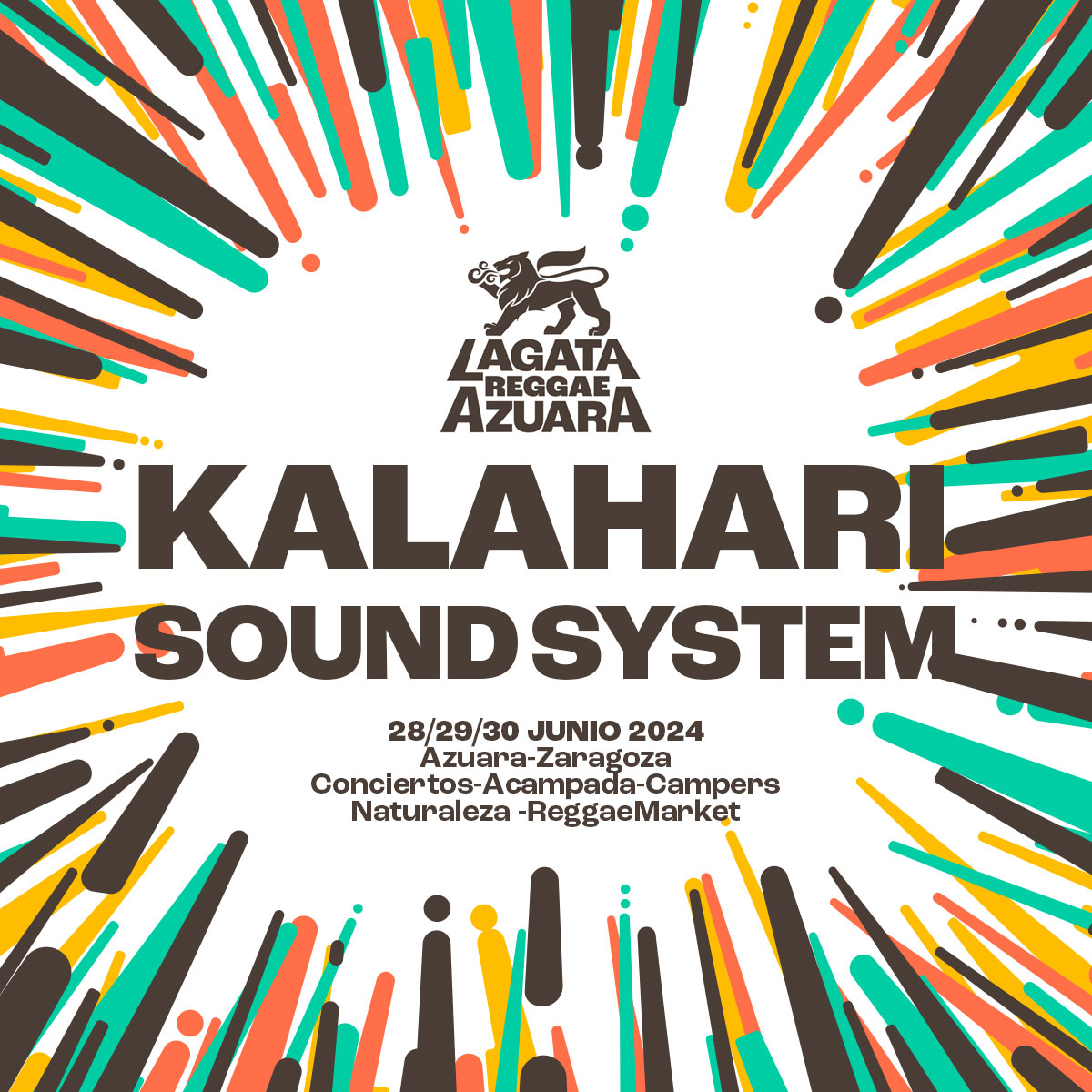 Desde les Terres de l'Ebre repite visita Kalahari Sound. Big tune tras big tune para hacer vibrar la pista de baile!!!
#lagatareggaefestival #reggaemusic #azuara #zaragoza  #kalaharisoundsystem