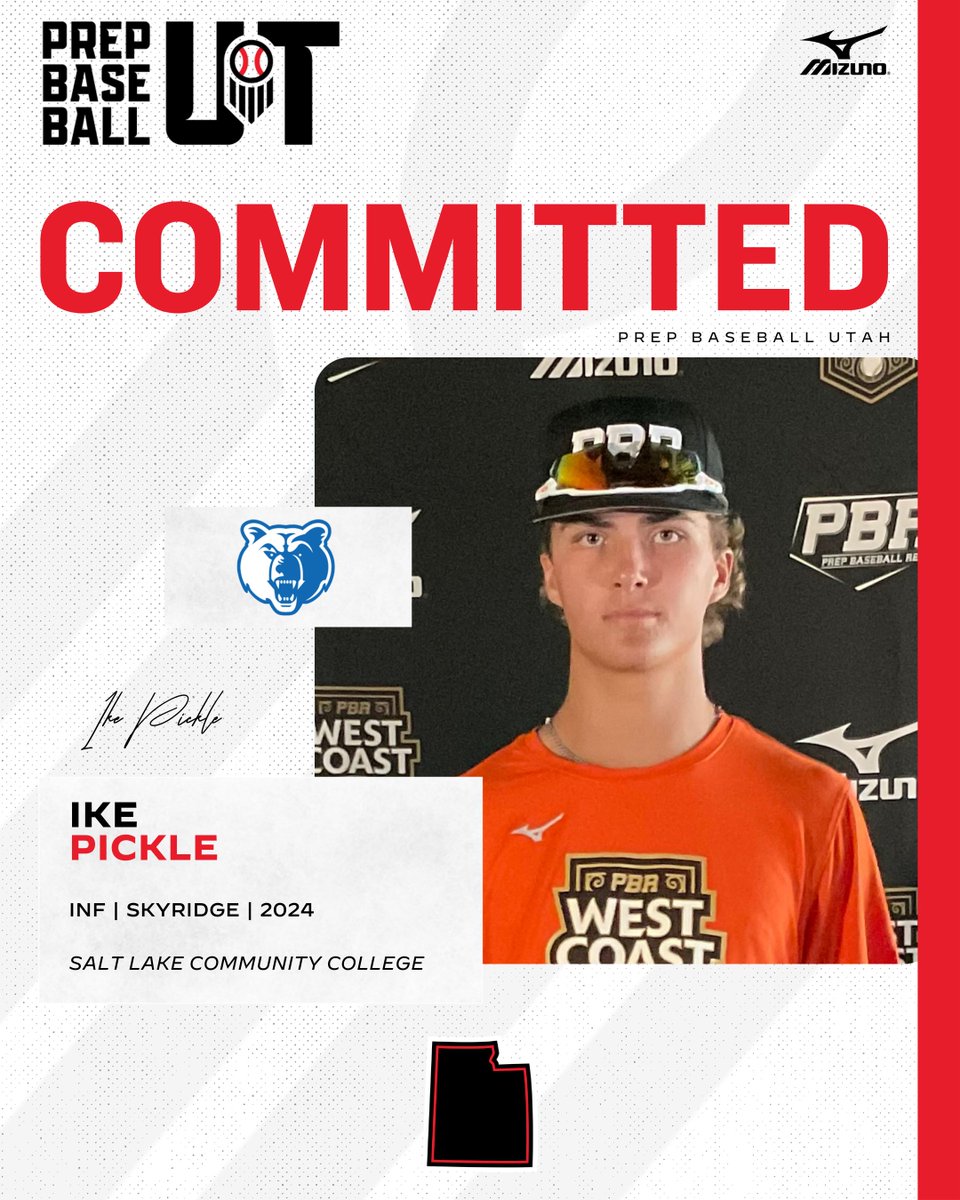 Prep Baseball Utah (@prepbaseballut) on Twitter photo ๐จ๐๐๐๐๐๐๐๐๐๐ ๐๐๐๐๐๐จ
'24 INF Ike Pickle (Skyridge) has announced his commitment to Salt Lake CC.
Pickle was a Future Gamer this past summer was one of the top uncommitted players in the State.
๐ค loom.ly/rzVCWdY || <a href="/Ike_Pickle/">Ike_Pickle20</a> ๐จ๐๐๐๐๐๐๐๐๐๐ ๐๐๐๐๐๐จ
'24 INF Ike Pickle (Skyridge) has announced his commitment to Salt Lake CC.
Pickle was a Future Gamer this past summer was one of the top uncommitted players in the State.
๐ค loom.ly/rzVCWdY || <a href="/Ike_Pickle/">Ike_Pickle20</a>