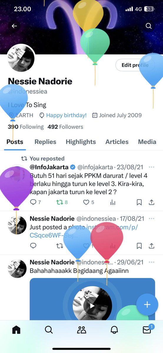 Selamat Bertambah Tua untuk Saya 🥰🥰