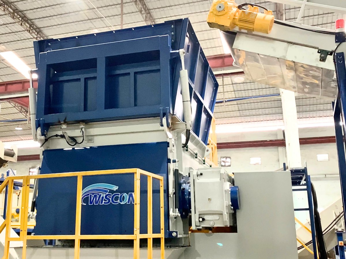 Tired of inefficient feeding? A pusher ram is designed to optimize shredding by force feeding hollow and oversized materials. We are here to assist you in improving your recycling operation.

#recyclingequipment #wastemanagement #shreddermachine #wasterecycling #plasticshredder