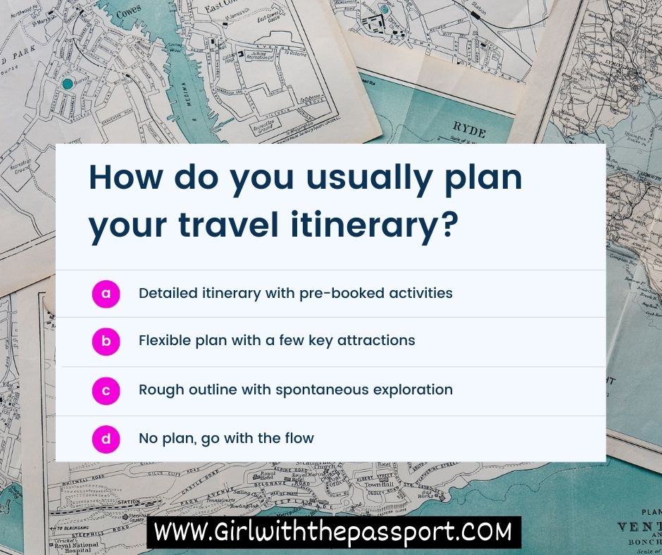 How do you usually plan your travel?