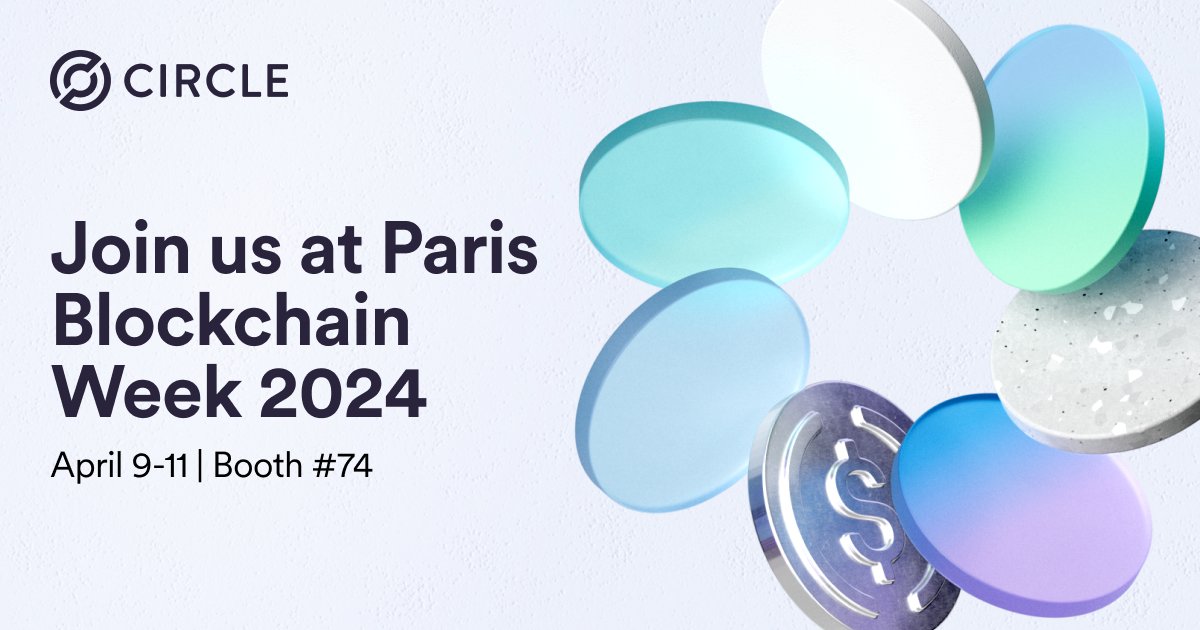 Julien LeGoc (@julienlegoc) on Twitter photo .<a href="/Circle/">Circle</a> is headed to Paris for #ParisBlockchainWeek! Reach out if you'd like to meet with the team at our Circle booth at Carrousel du Louvre from April 9-11, 2024. .<a href="/Circle/">Circle</a> is headed to Paris for #ParisBlockchainWeek! Reach out if you'd like to meet with the team at our Circle booth at Carrousel du Louvre from April 9-11, 2024.