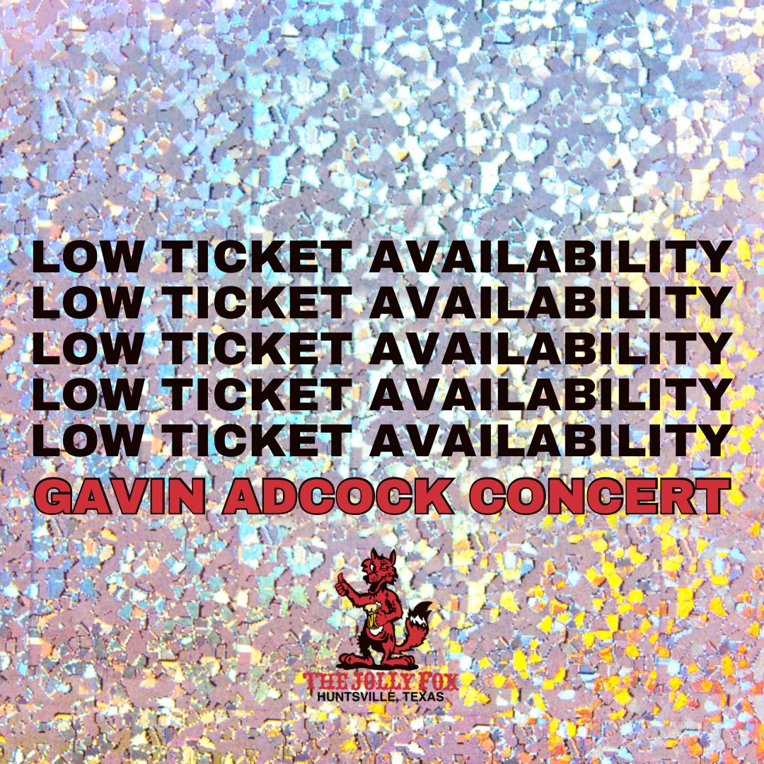 IT’S GAVIN ADCOCK WEEK! ⚡️
We are low on presale ticket availability, so be sure to get the rest of them in person ONLY at Humphrey’s! There will be a VERY limited amount of tickets available at the door, the night of the show!  If you have any questions, feel free to message us!