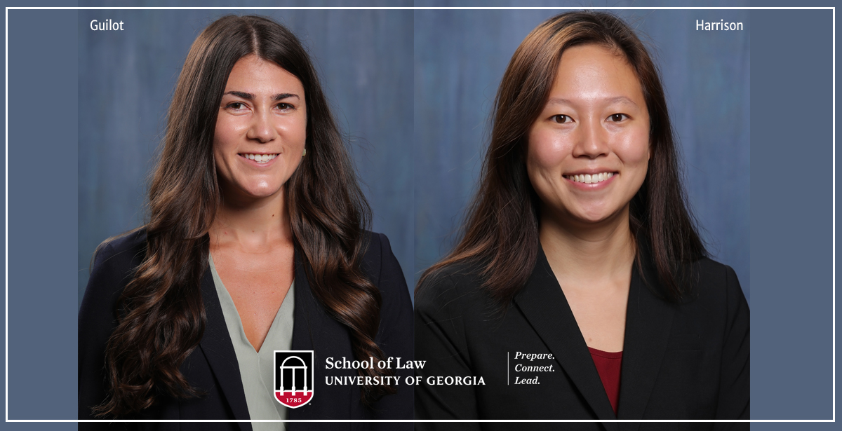 Congrats to #ugalaw 3Ls Sarah Guilot & Leila Harrison for finishing as regional finalists at the ABA National Appellate Advocacy Competition. The pair were also recognized for their oral skills, placing 10th & 4th respectively as the comp's best oralists. law.uga.edu/news/78913