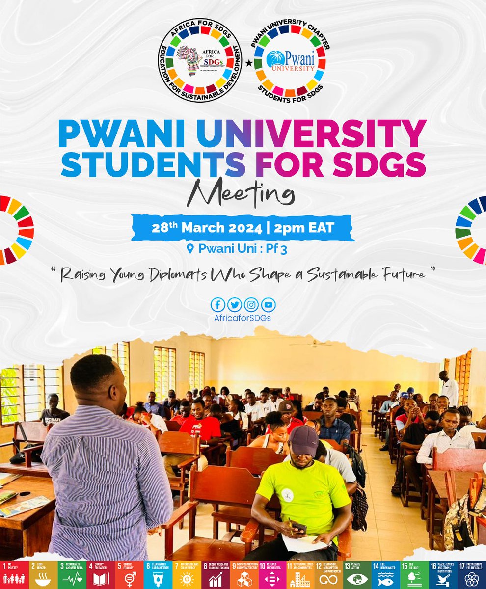 Ever heard of Sustainable Development Goals? If not, there is a chance for you and if you have, then you will still need to learn something and also grow your Networth💯 Mark the date 📌 #SDG13 #SDG4QualityEducation #SDG3goodhealthandwellbeing @AfricaSdgs @AfricaSDGs17