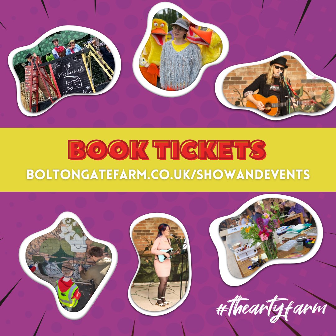 We'll be announcing our full summer season on our SM channels on Mon 1st April. 
If you can't wait until then, join us for our Easter Market THIS Saturday for an exclusive first look and a chance to book your tickets before anyone else! 👀

#theartyfarm #followtheflock