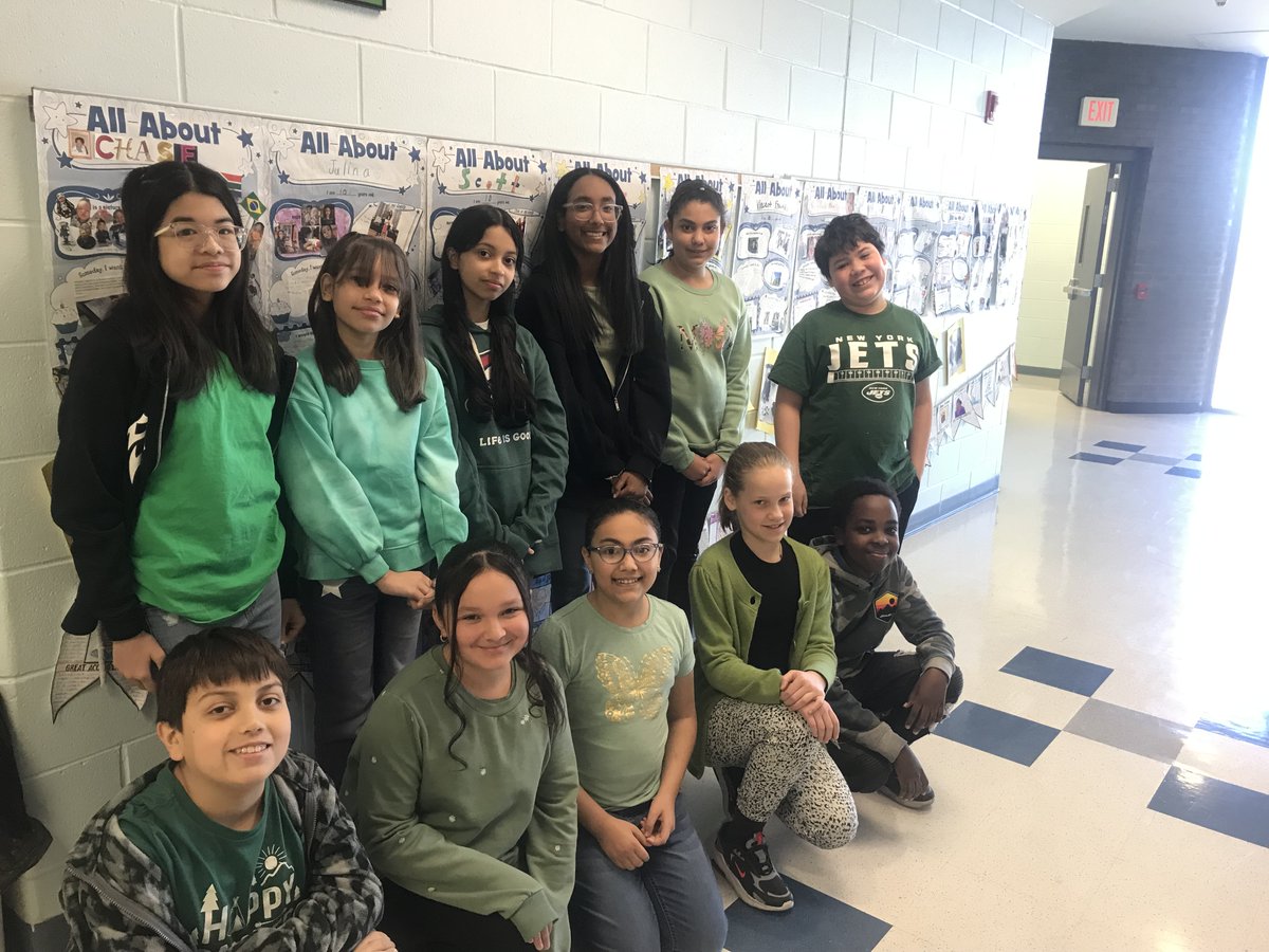 Students in Grade 5 showing support in GREEN !
#cpawareness