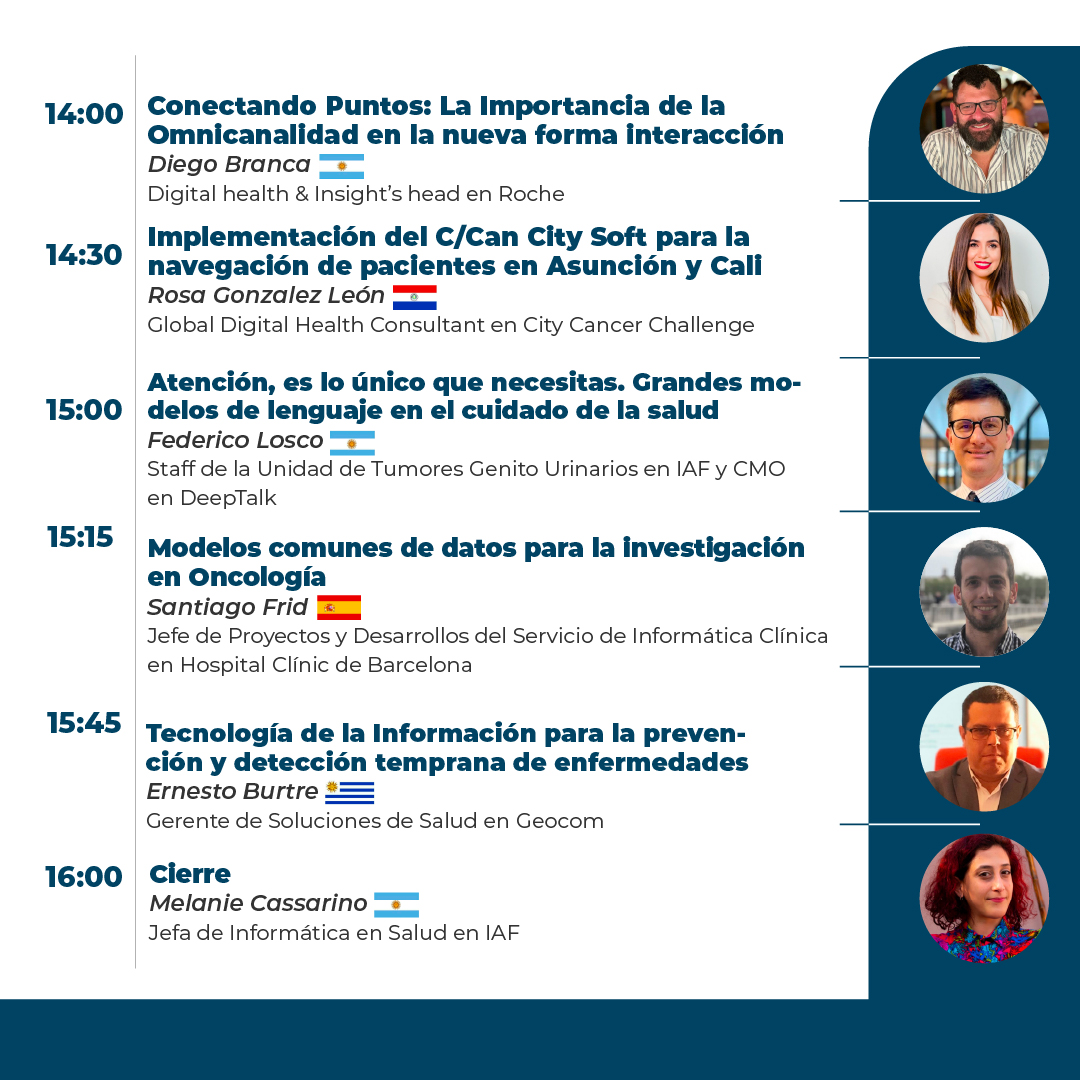 IAF_Fleming's tweet photo. ¡El SIO 2024 ya tiene cronograma! ️
Organízate y no te pierdas ningún detalle.
Encontra las entradas en el siguiente link:
https://t.co/kggWrl3cyg
#SabemosComoCuidarte #Medicina #Salud #Oncologia #Tecnologia #Informatica #InformaticaEnSallud #SIO #SIOIAF #Innovacion https://t.co/vVJ831CE9p