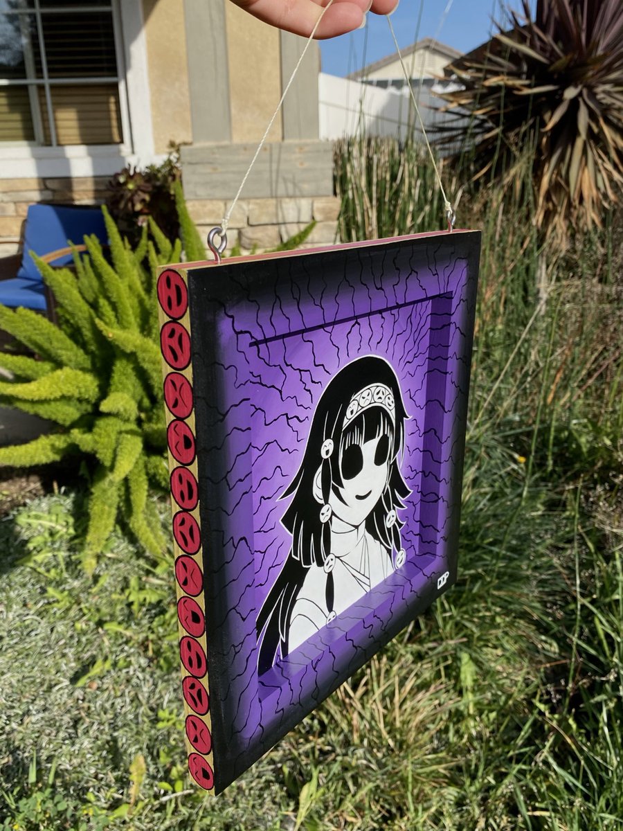 Alluka/Nanika Zoldyck painting for sell 
Reversible wooden canvas 
DM IF INTERESTED 
#HUNTERxHUNTER #alluka #nanika #zoldyck #killua #gon