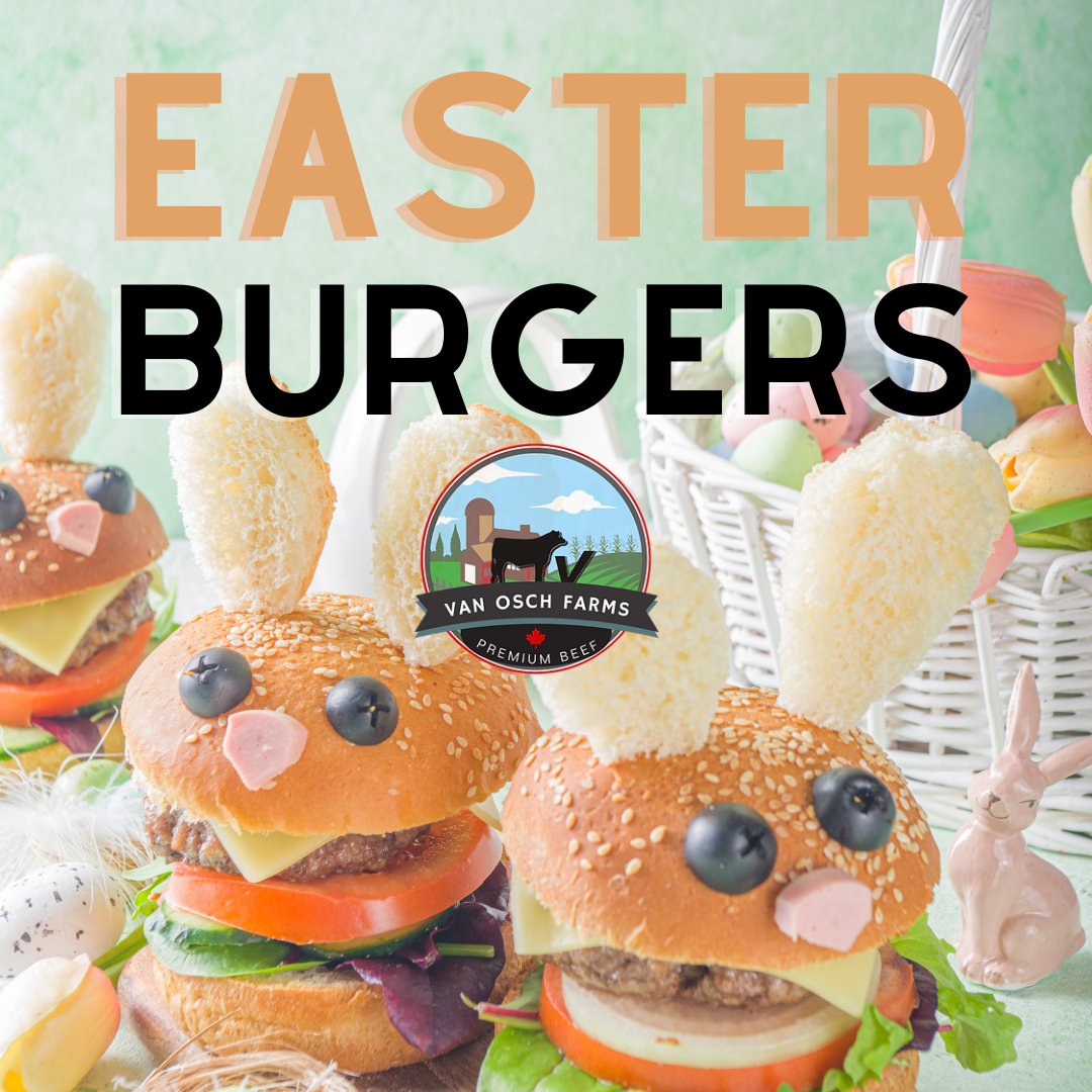 Let us help you start your own Easter burger tradition... or Easter meatloaf, Easter meatballs... are you catching our drift? Save 10% by ordering now and have it delivered by Friday! #premiumbeef #cornfed #vanoschfarm #ontariofarmer #familyfarm #sustainability #easterdinner