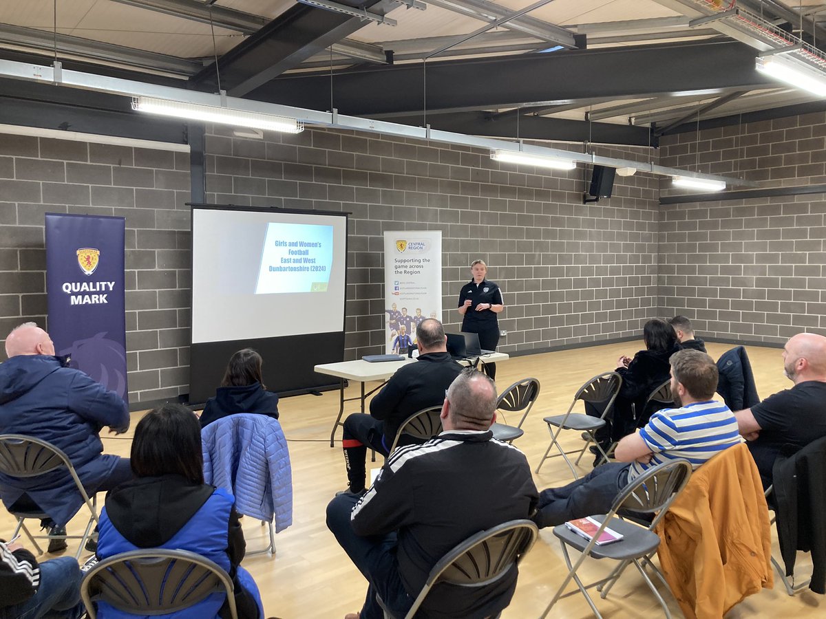 Club Forum Great night with 13 clubs from across East and West Dunbartonshire. ⚽️✅ Thanks 🙌👍 to Dee from @sported_Scot for coming and talking about how they can support grassroots clubs. @EDLCFootball @WDL_Football