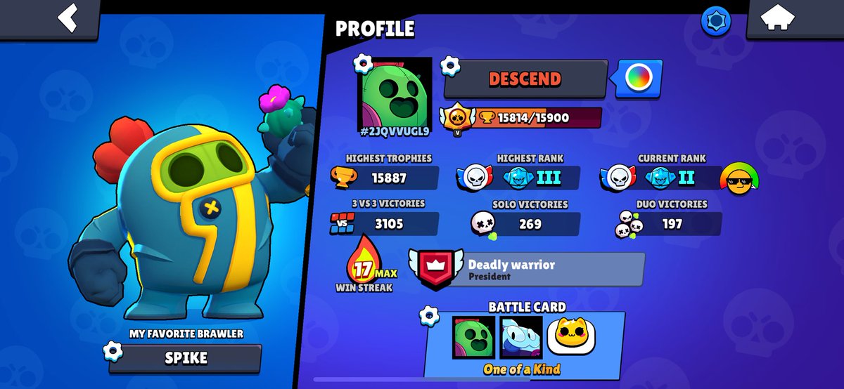 Descend_Knight's tweet photo. Come play on Bawl Stars with me. I need some new friends.🥲 https://t.co/9h8FnngZC6