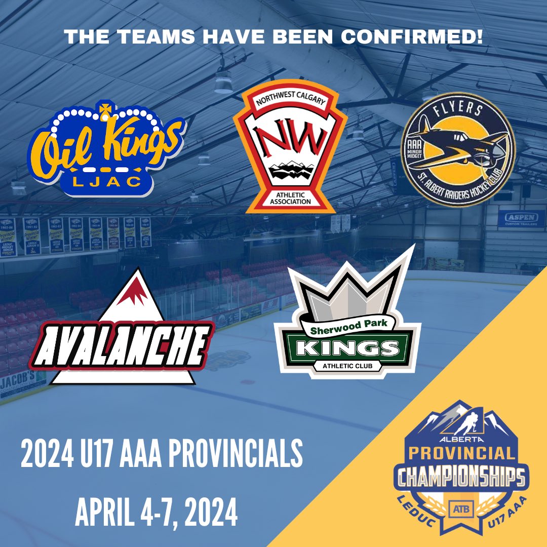 After some exhilarating playoff action in the <a href="/AEHL_HA/">Alberta Elite Hockey League</a> , we have our teams that will be taking part in provincials. See you in Leduc!

#HAProvincials #U17AAA #PresentedbyATB