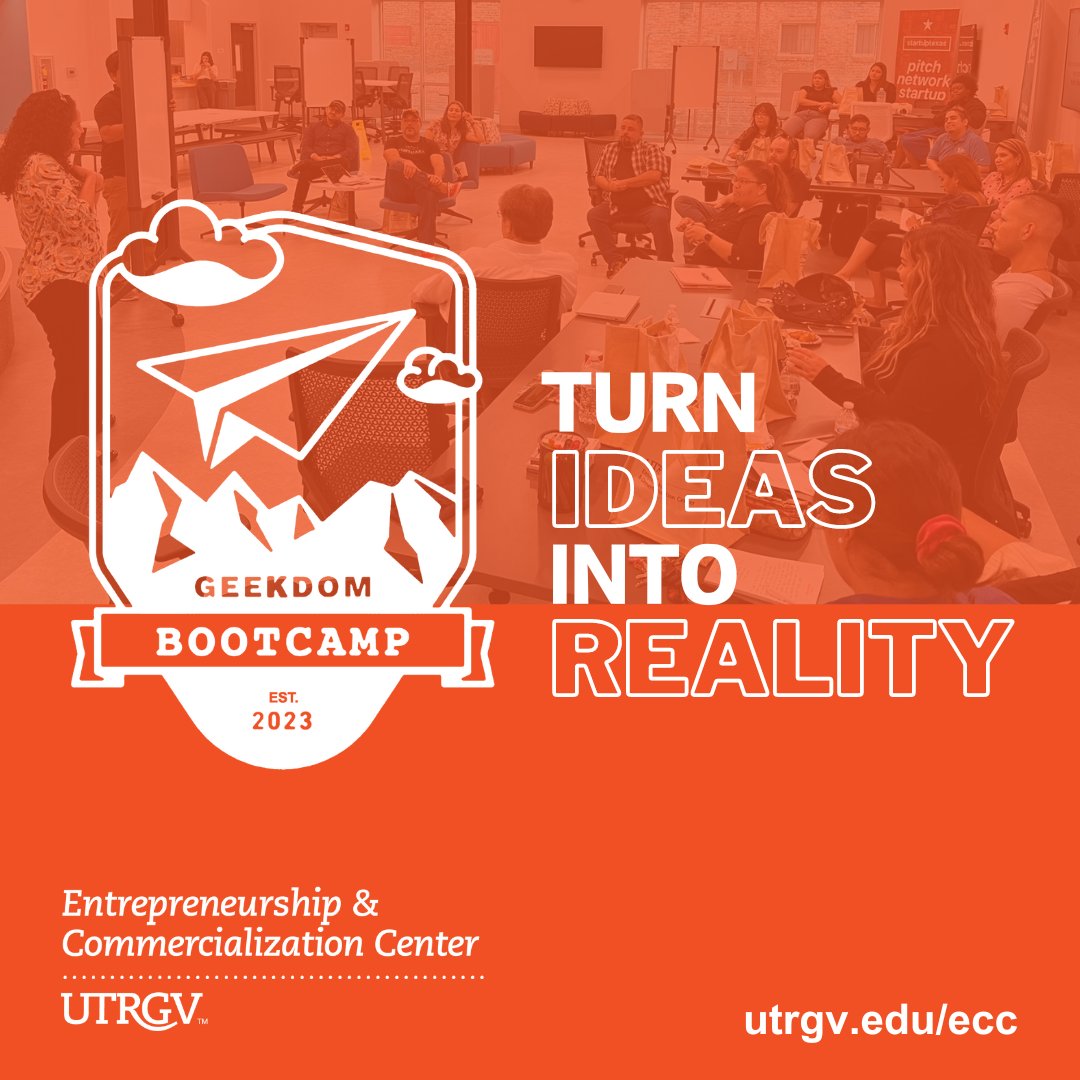 Join experts, resources, and entrepreneurs at our 3-day Community Health Accelerator #StartupBootcamp, guiding you to transform your vision into a business! Powered by @Geekdom. 📅 May 3 - May 5 📍 1304 E Adams St, Brownsville, TX 78520 🤝 🔗 RSVP: bit.ly/4ctxqk2 #RGV