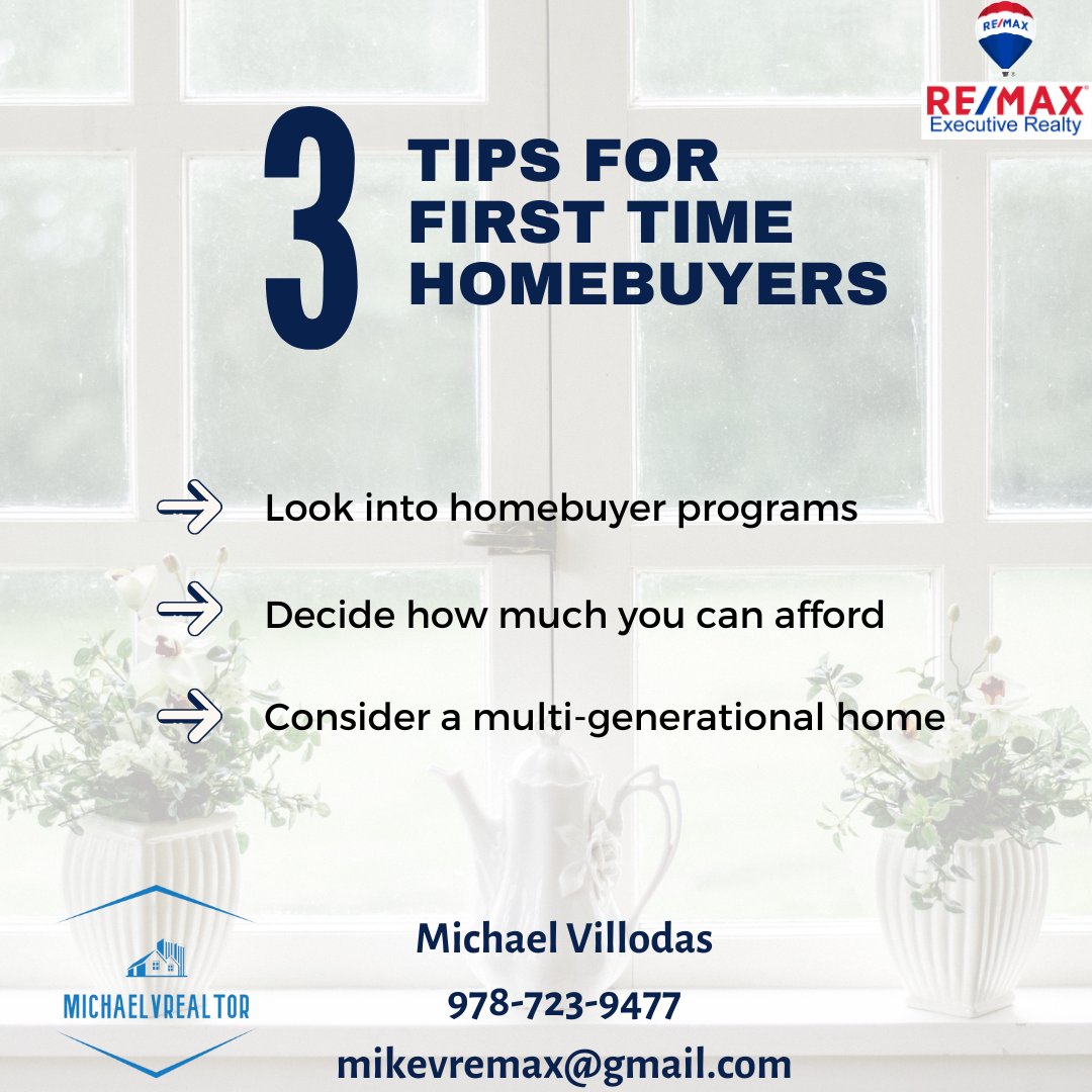 MichaelVRealtor's tweet photo. If you're buying your first home you should use these tips to keep costs manageable and be more efficient! #Marlboro #MarlboroMA #HouseHunting #HomeSweetHome #RealEstateMagic #MarlboroRealEstate #MarlboroRealtor #Realtor #RealtorLife #realestatetips #buyersagent #sellersagent https://t.co/jvvXAYckxy