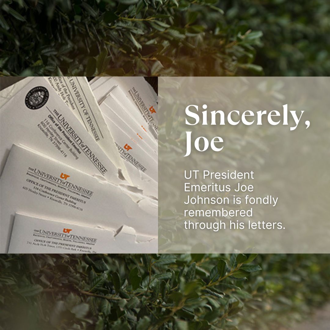 Joe Johnson’s letters continue to speak to us. They marked milestones, his and ours. Through the letters, Johnson uplifted, thanked, encouraged, consoled and advised us. They continue to do so. Read “Sincerely, Joe”: t.ly/7366Z