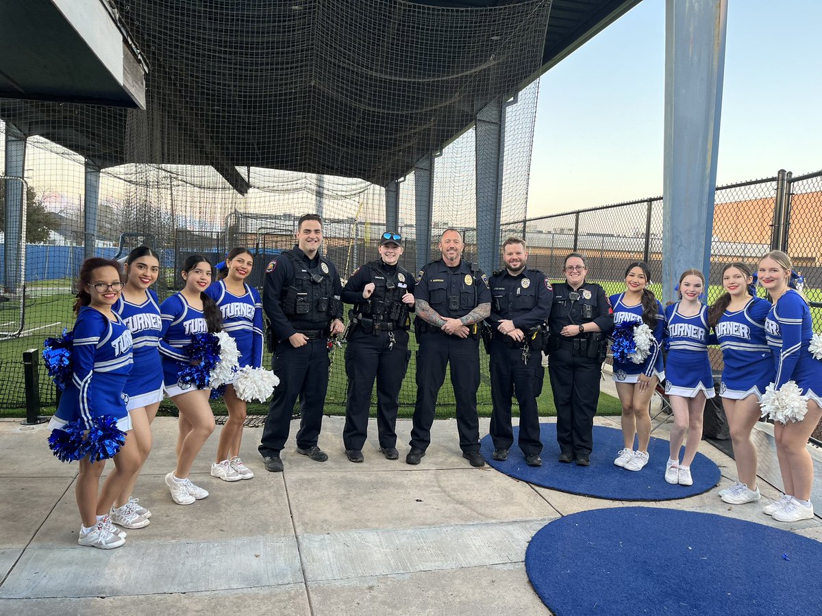 This past Friday Turner High School hosted a Military and First Responder night. Thank you so much for having us! 💙⚾️ #carrolltontx #carrolltontxpd