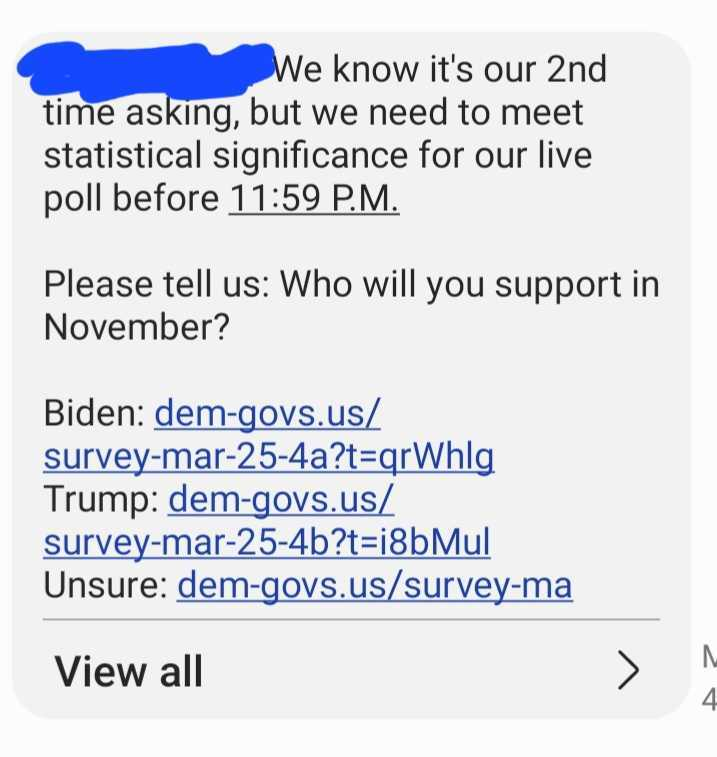 '...need to meet statistical significance...' 😩