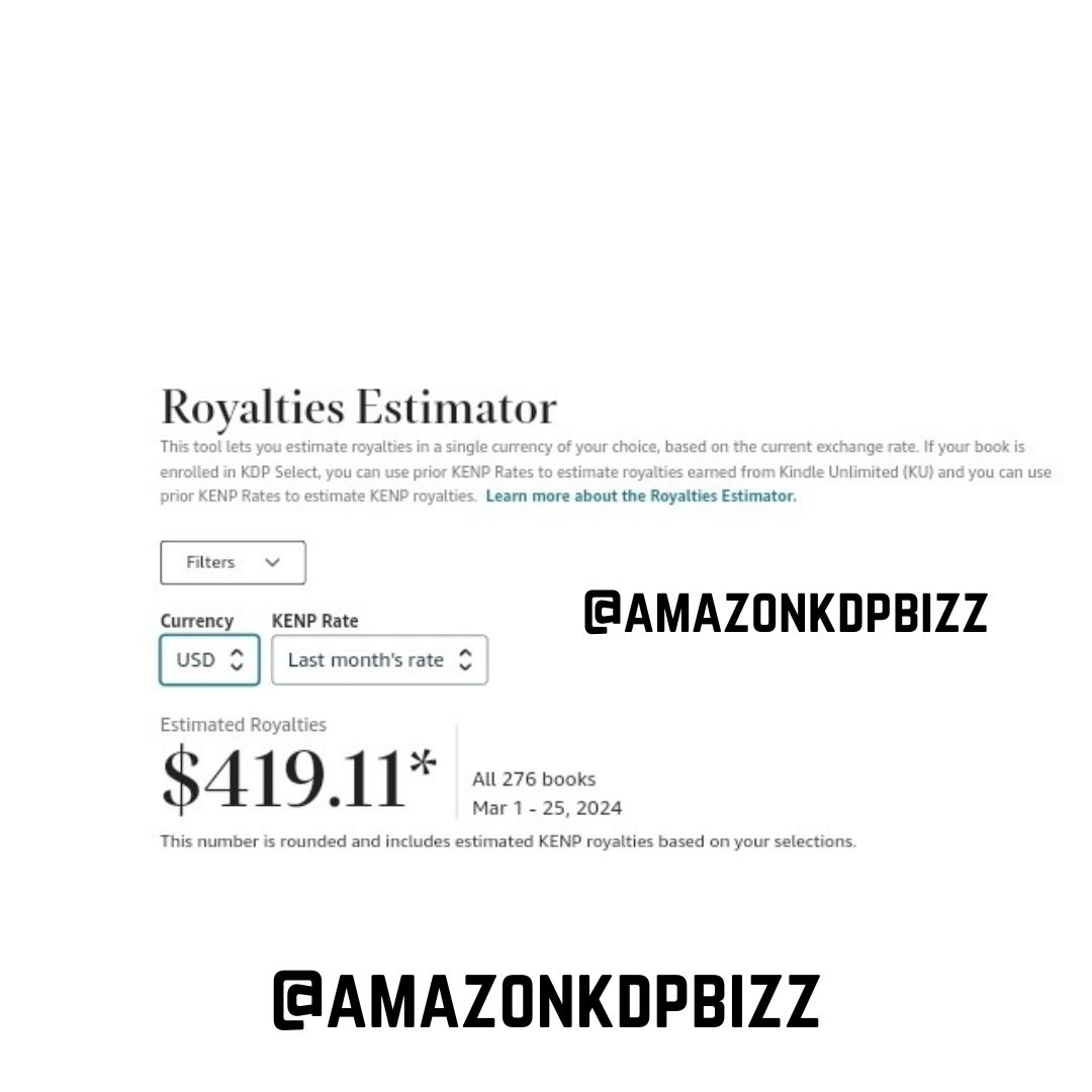 amazonkdpbizz's tweet photo. 419 but it's not fraud.

Just amazon kdp. ⚙️

Thank you Jesus and to God be all the glory. ✝️🙏

#amazonkdp #amazonkindle #kindledirectpublishing #kdp #amazon #kdpamazon https://t.co/3cn48Jd4YJ