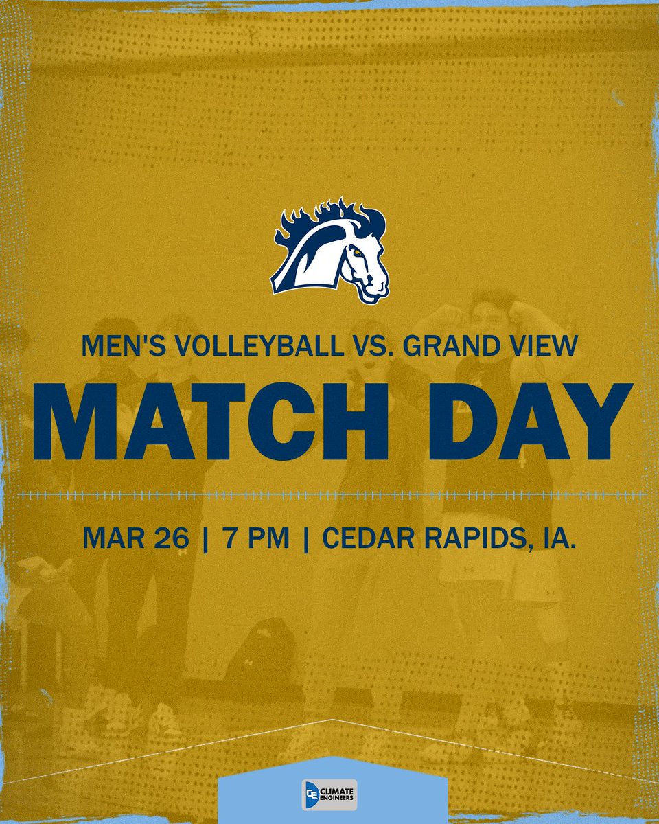 Go_Mustangs's tweet photo. MVB | It's another top-10 matchup for Mustang men's volleyball!
🆚 Grand View
📍 Cedar Rapids, Iowa
⏰ 7 p.m.
📺 https://t.co/XMnVCmAWci
📊 https://t.co/zJovJM13AB
#MMUmvb https://t.co/BP69ARbXu8