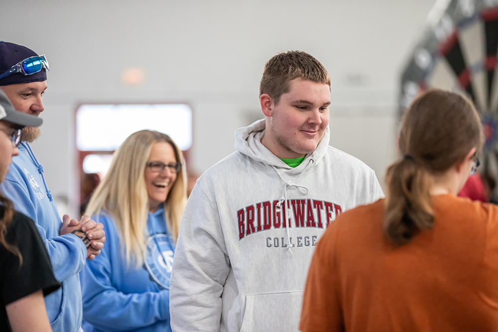 BridgewaterNews's tweet photo. The house was packed for the first Admitted Students Day. From visiting academic departments, touring campus and exploring the activities fair, the day was full of fun  ways to make connections. We are so excited to have the Class of 2028 start their BC journey soon! 🦅 https://t.co/tuhV9bNiyz