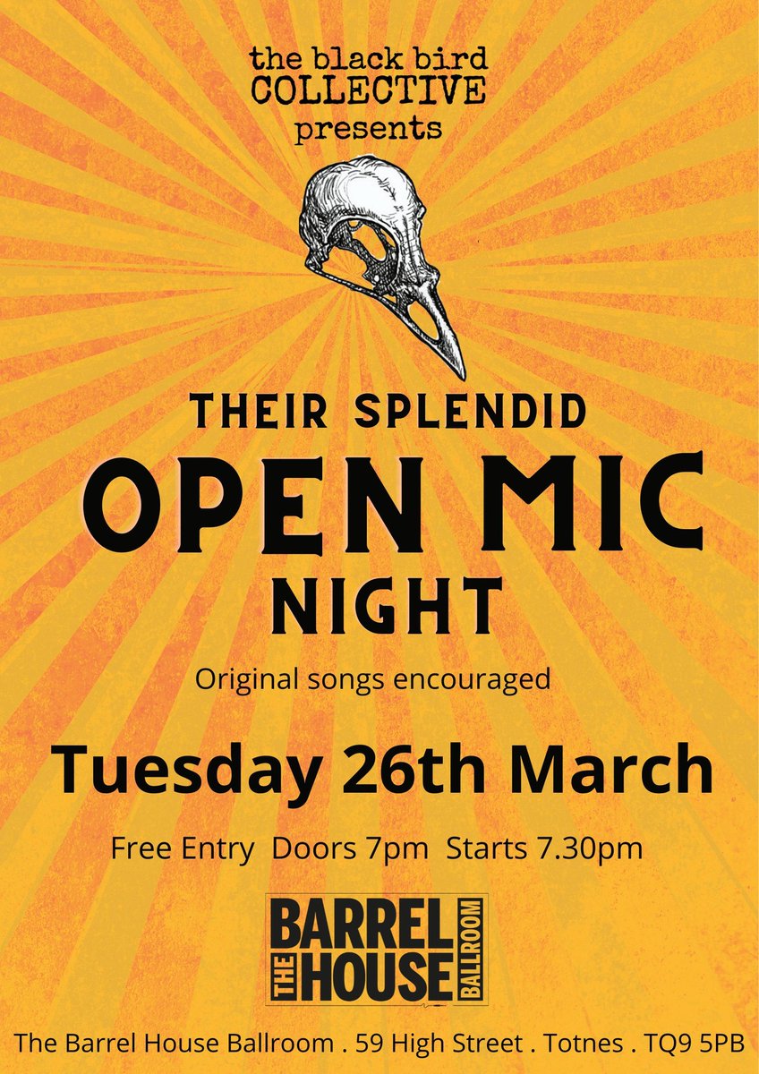 The Black Bird Collective Totnes tweet media