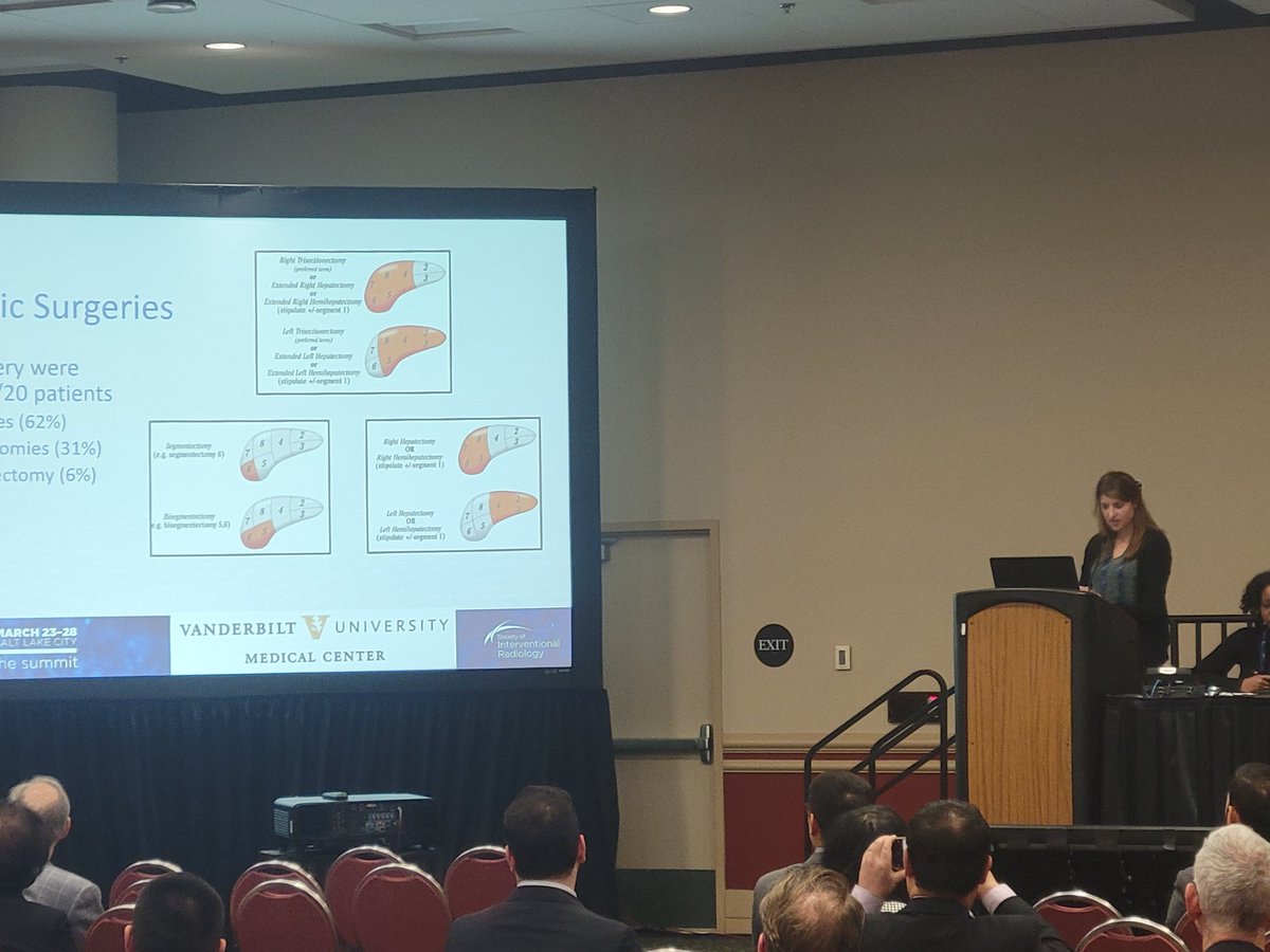 @VUMCradiology's own @carmen_carlos presenting at #SIR24SLC on #y90 prior to surgery from the #RESIN registry! @SIRRFS @SIRspecialists @SirtexMedical