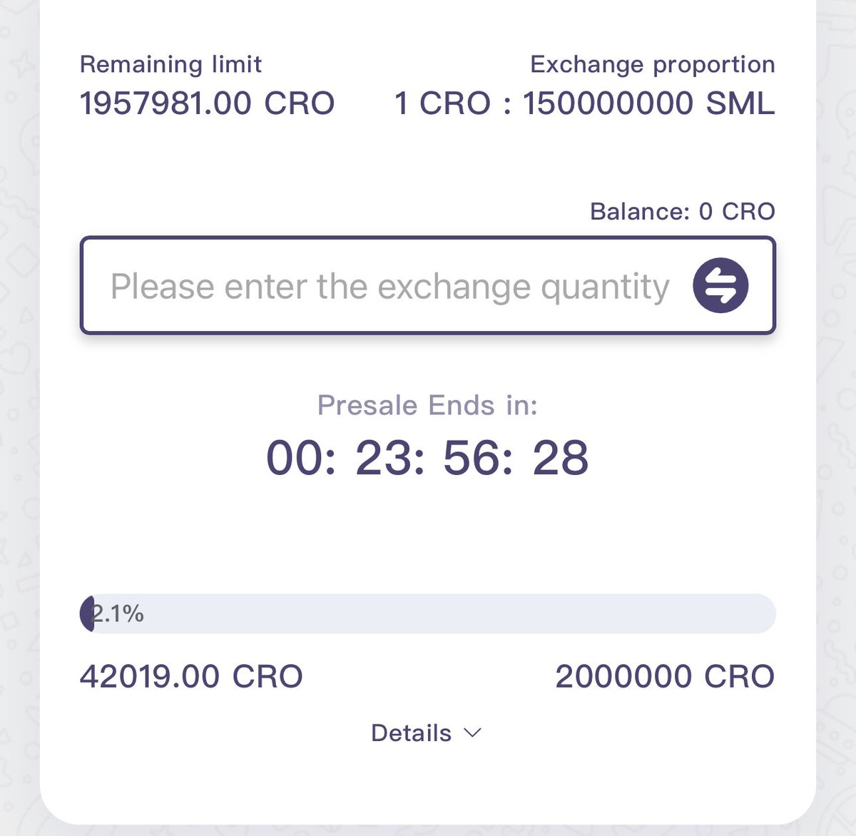PRESALE IS NOW LIVE 🔥🔥🔥

24h TO BUY 👀

 $MILE 😃

#crofam 

This is the link to buy:
👇🏽👇🏽👇🏽
cointool.app/ido/exchange?i…