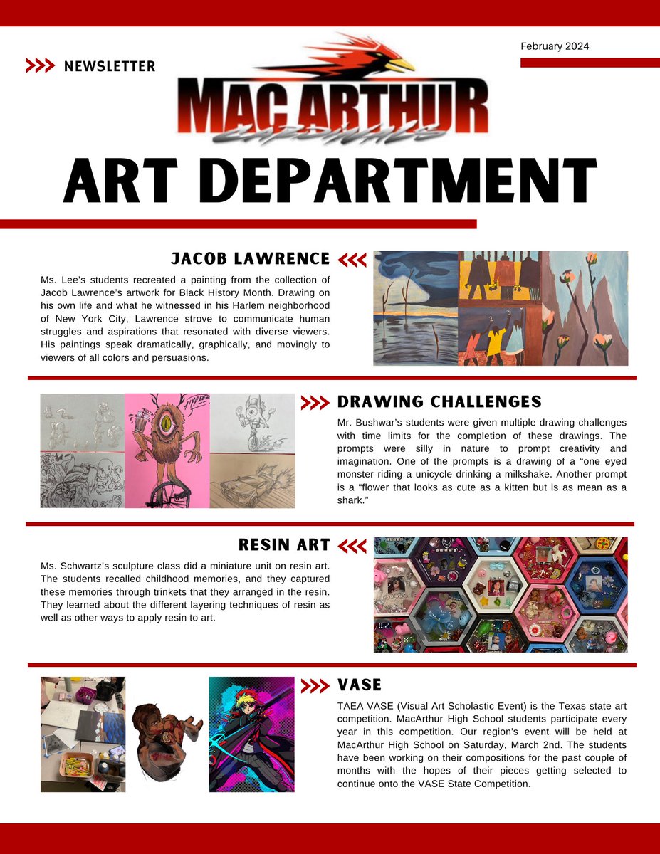 February 2024 was jam packed! <a href="/MacArthurCards/">MacArthur HS</a> <a href="/IrvingFineArts/">Irving ISD Fine Arts</a>