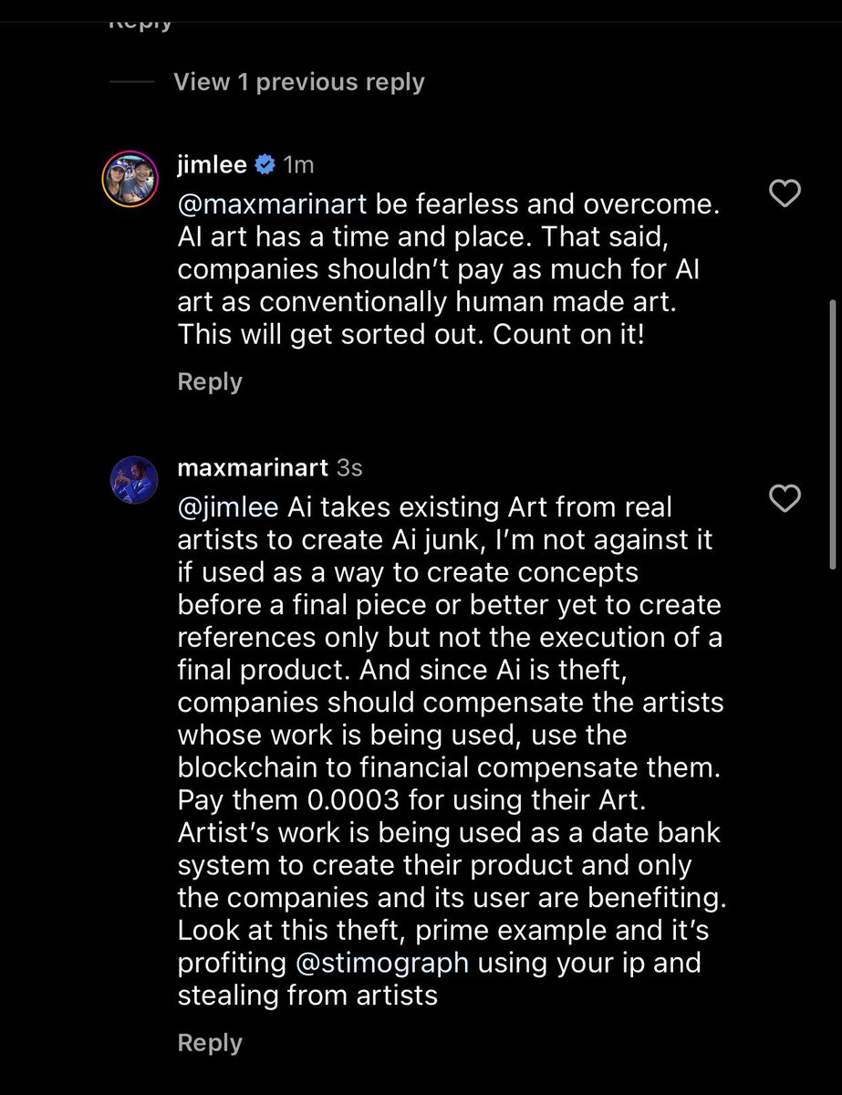 maxmarinart's tweet photo. I want solutions. Not promises. @JimLee #aitheft #aijunk #noai #aiart not art at all, soulless and going down a slippery slope. Read between the lines. “Art is not labor, it’s a labor of love” Art is not an Amazon fulfillment center @DCOfficial https://t.co/vwfbkreLOY