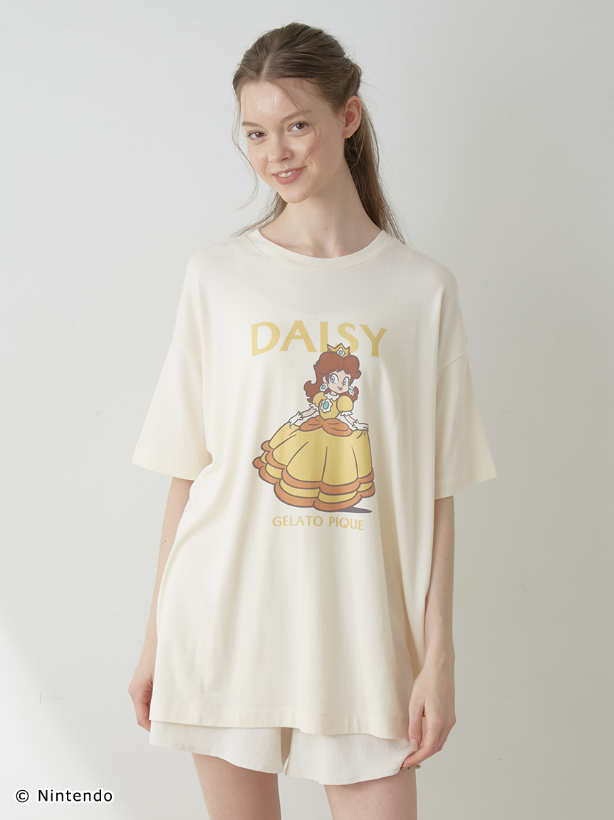 SUPER MARIO meets GELATO PIQUE Peach Printed T-shirt and Daisy Printed T-shirt will be available at #NintendoNYC on 03/29 for $67.80 each! (Items sold separately) #GelatoPique