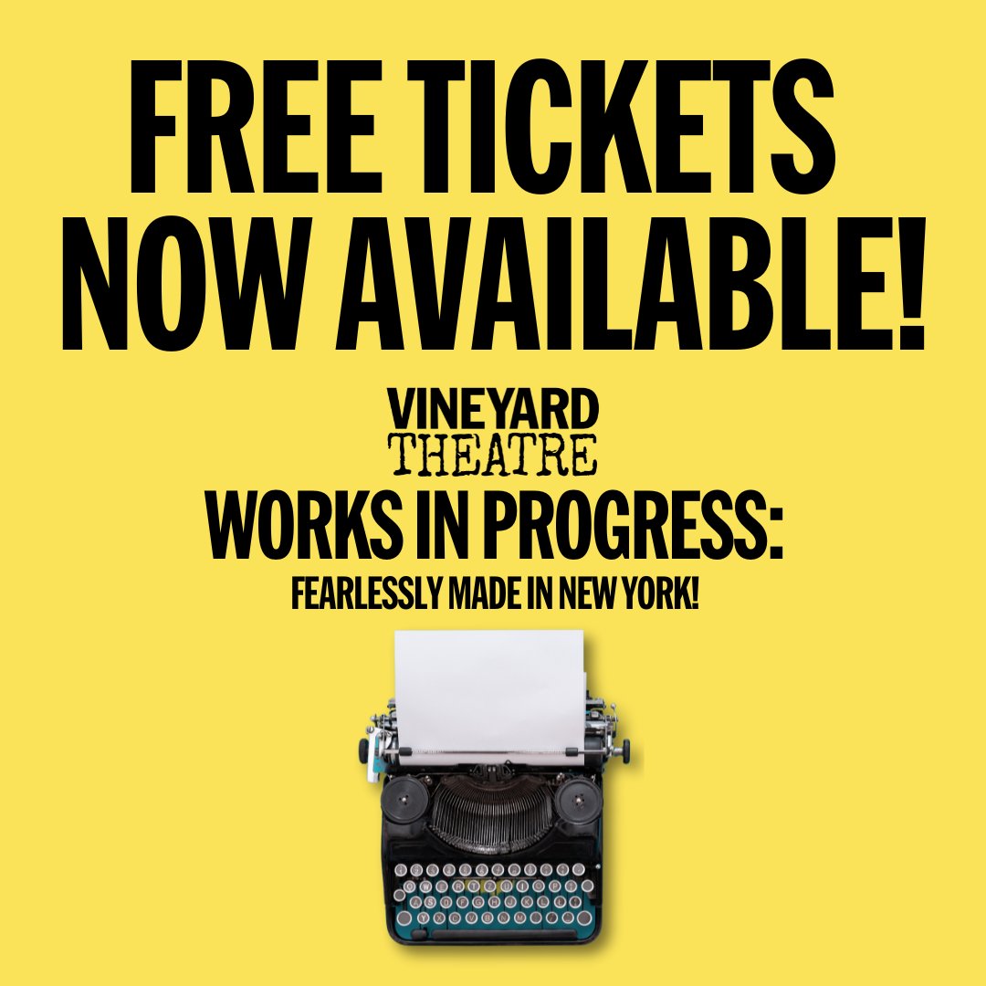 FREE tickets available now! 🎟💛

Join us to hear 5⃣ new works-in-progress by our 2023-24 Artists-in-Residence &amp; stay for conversations with the artists about the path from idea to script to collaborating to hone their visions.

Reserve your free tickets today at our #linkinbio