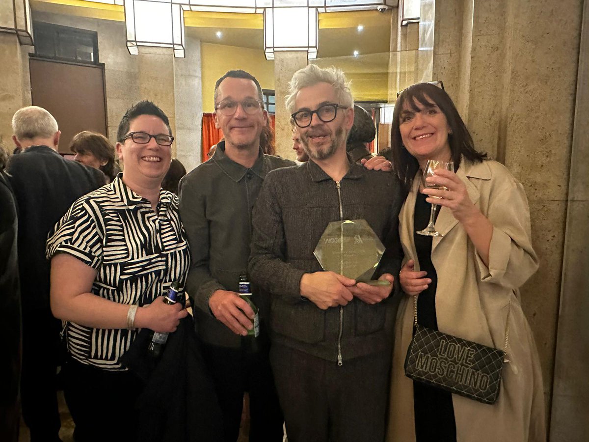 Congratulations to Shon Dale-Jones for winning the Tinniswood Award (Dad's Award!) at the BBC Audio Drama Awards. His play, Cracking is...cracking! Well done to all the winners and nominees. Another great night! @TheWritersGuild @Soc_of_Authors @BBCRadio4