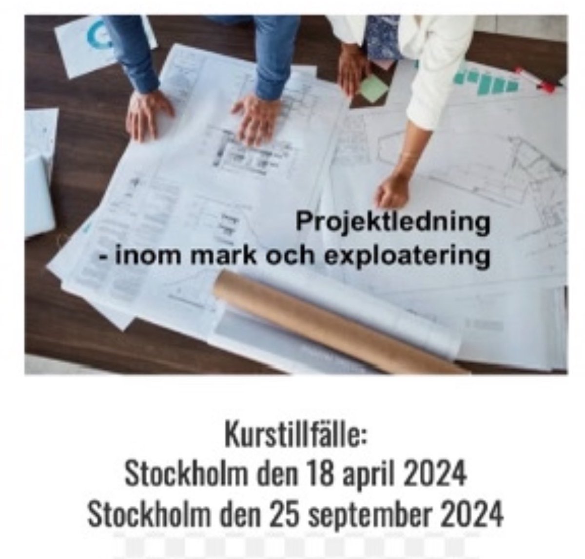 PROJEKTLEDNING - inom MARK OCH EXPLOATERING

📅 Stockholm, den 18/4 samt 25/9

🔗 ⬇️ 🔗

8957330.hs-sites.com/ep-edu-projekt…

#utbildning #projektledning #mark #exploatering #mex #projektmetodik #processer #arbetssätt #projektledare #exploateringsingenjör #markochexploateringsingenjör