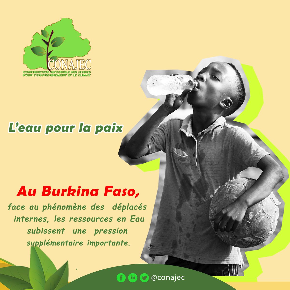 #JourneeMondialeDelEau 2024
#LeauPourlaPaix
Au Burkina Faso, face au phénomène des déplacés internes, les ressources en eau subissent une pression supplémentaire importante.